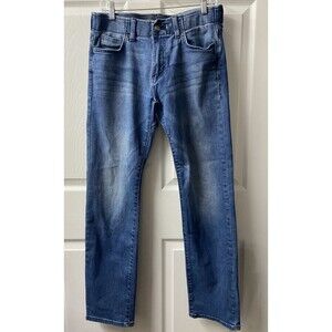 Lee Extreme Motion Jeans Mens Slim Straight Leg Blue Size 30x32  Denim 9inRise